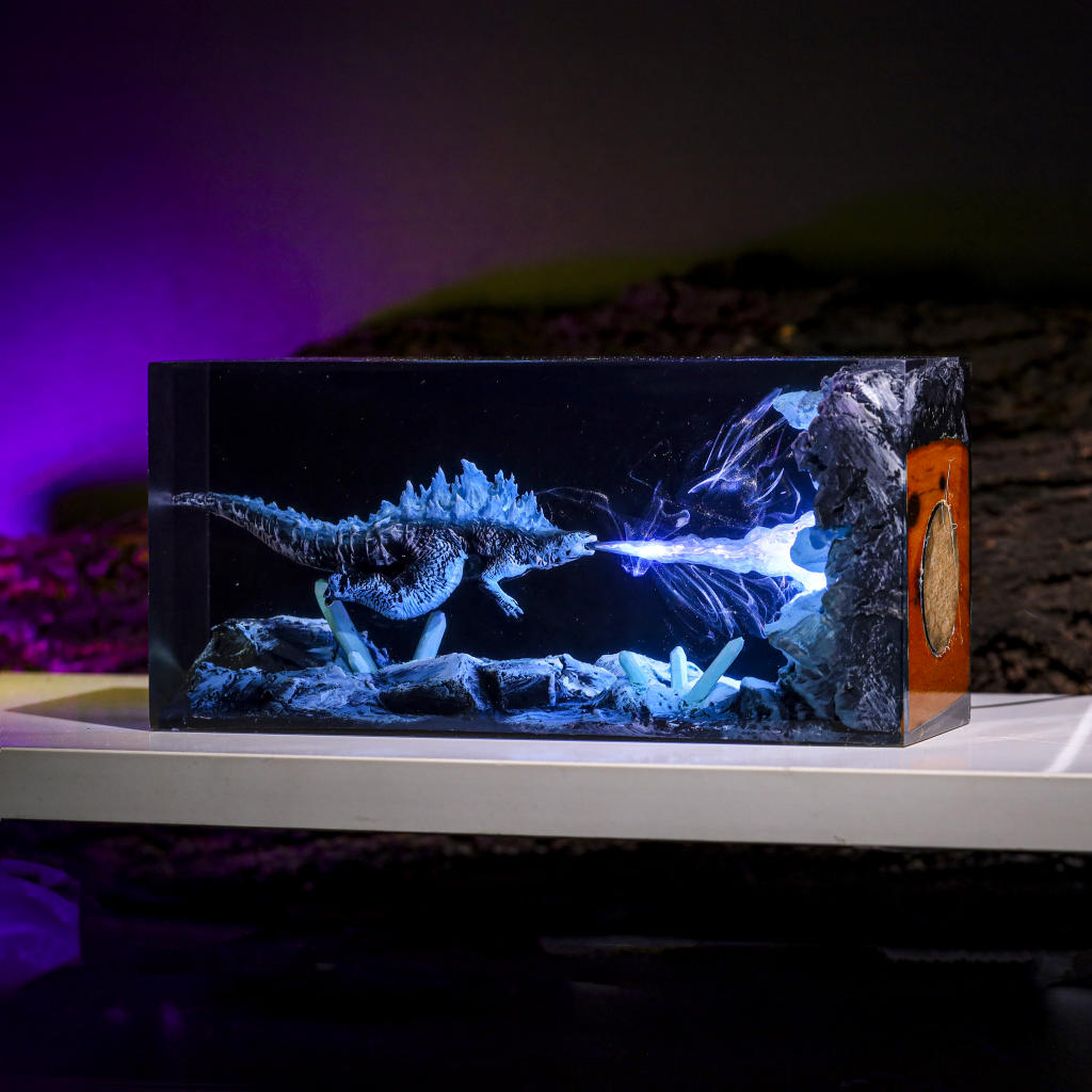 Cuboid GODZILLA Monster Epoxy Night Light - Image 7