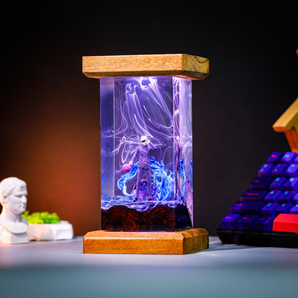 Gojo Satoru Epoxy Night Light - Image 7