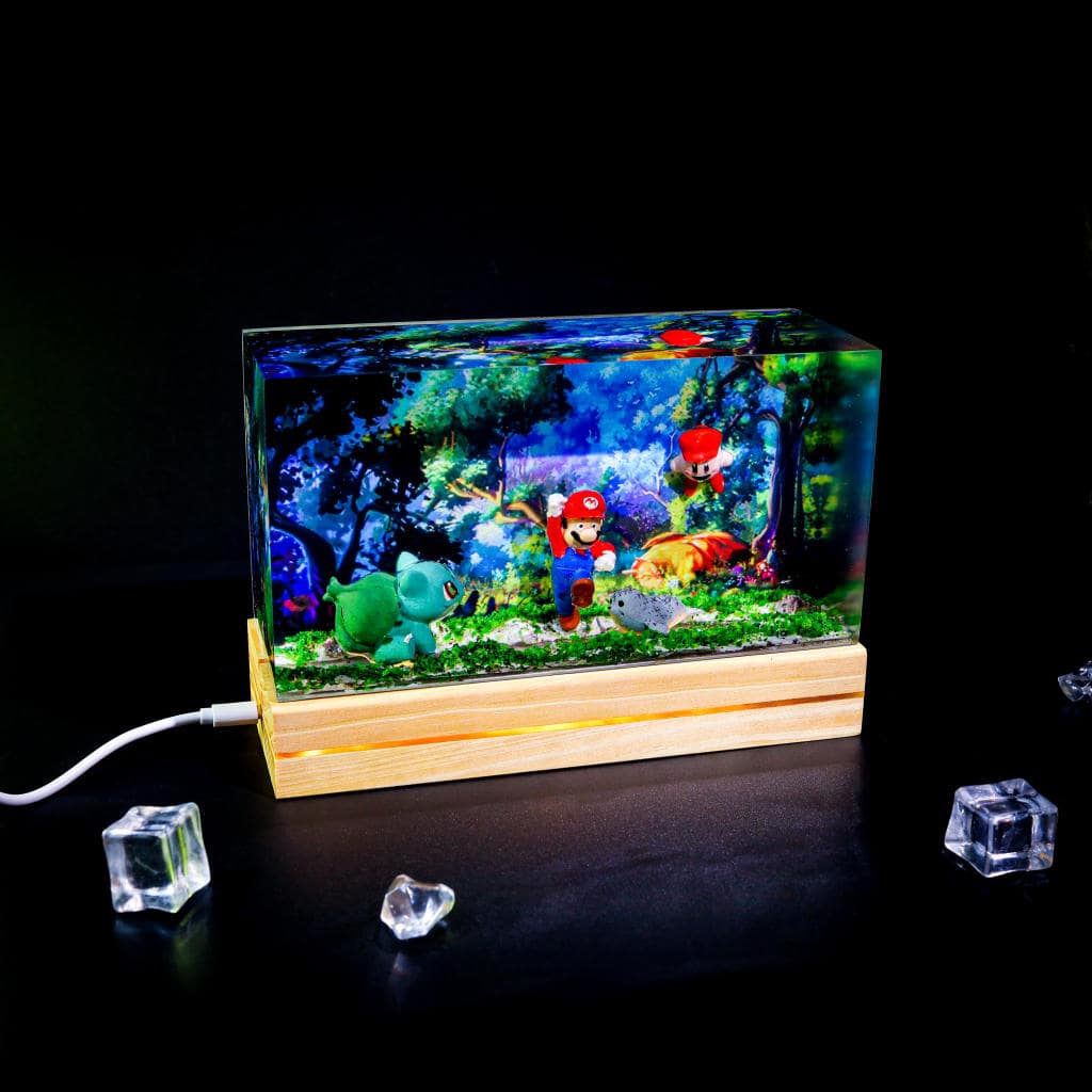 Mario X Pokémon Epoxy Night Light - Image 6