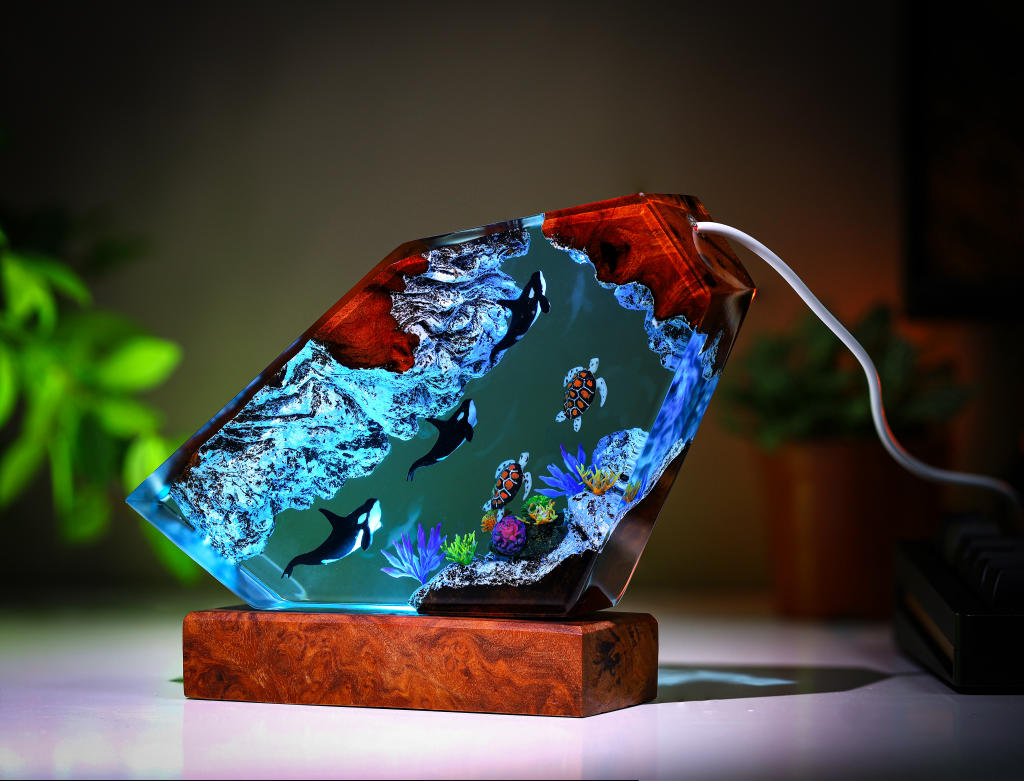 Orca and Sea Turtle Night Light - Image 5