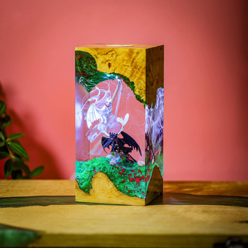 Toothless and light fury lamp ver 3 - Image 9