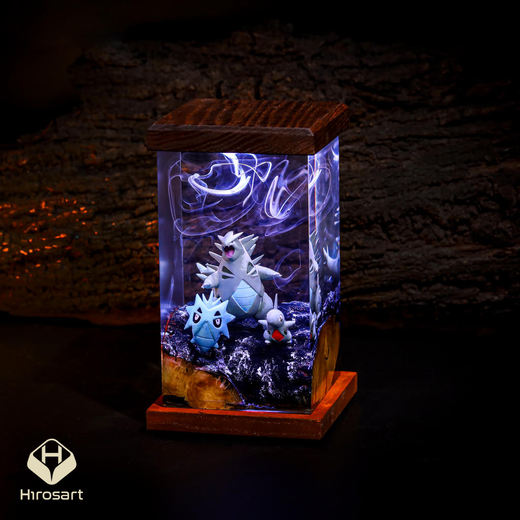 Tyranitar Pokemon Epoxy Night Light - Image 8