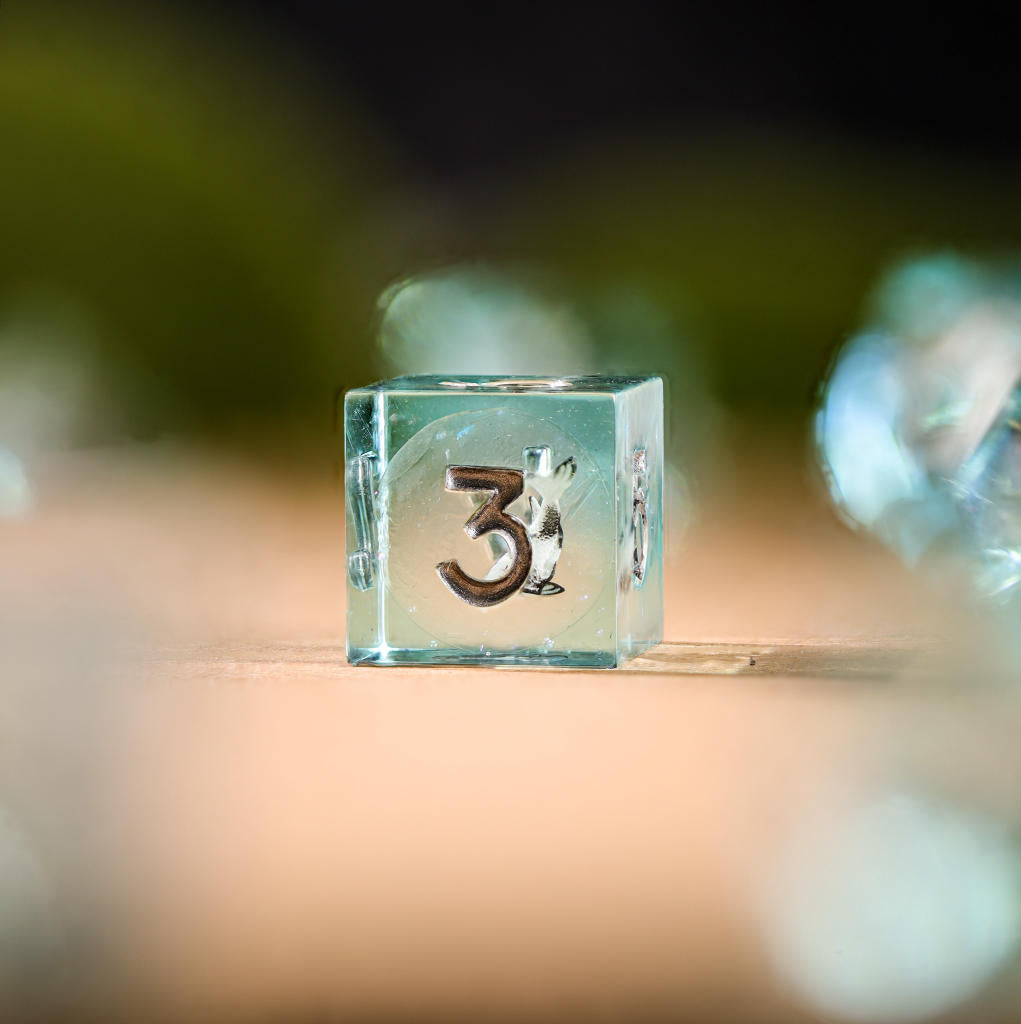 Blue Ocean DND Resin Dice - Image 10