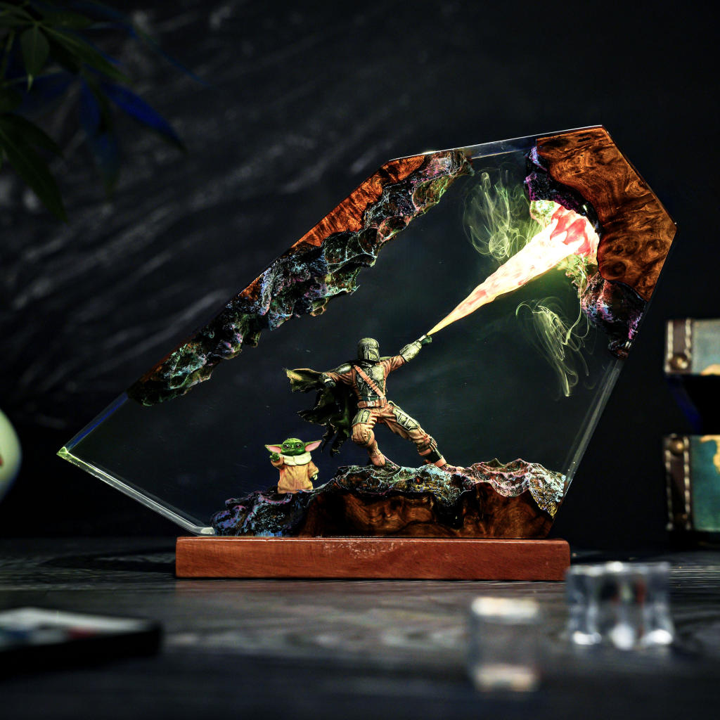 Mandalorian Star Wars Lamp - Image 9