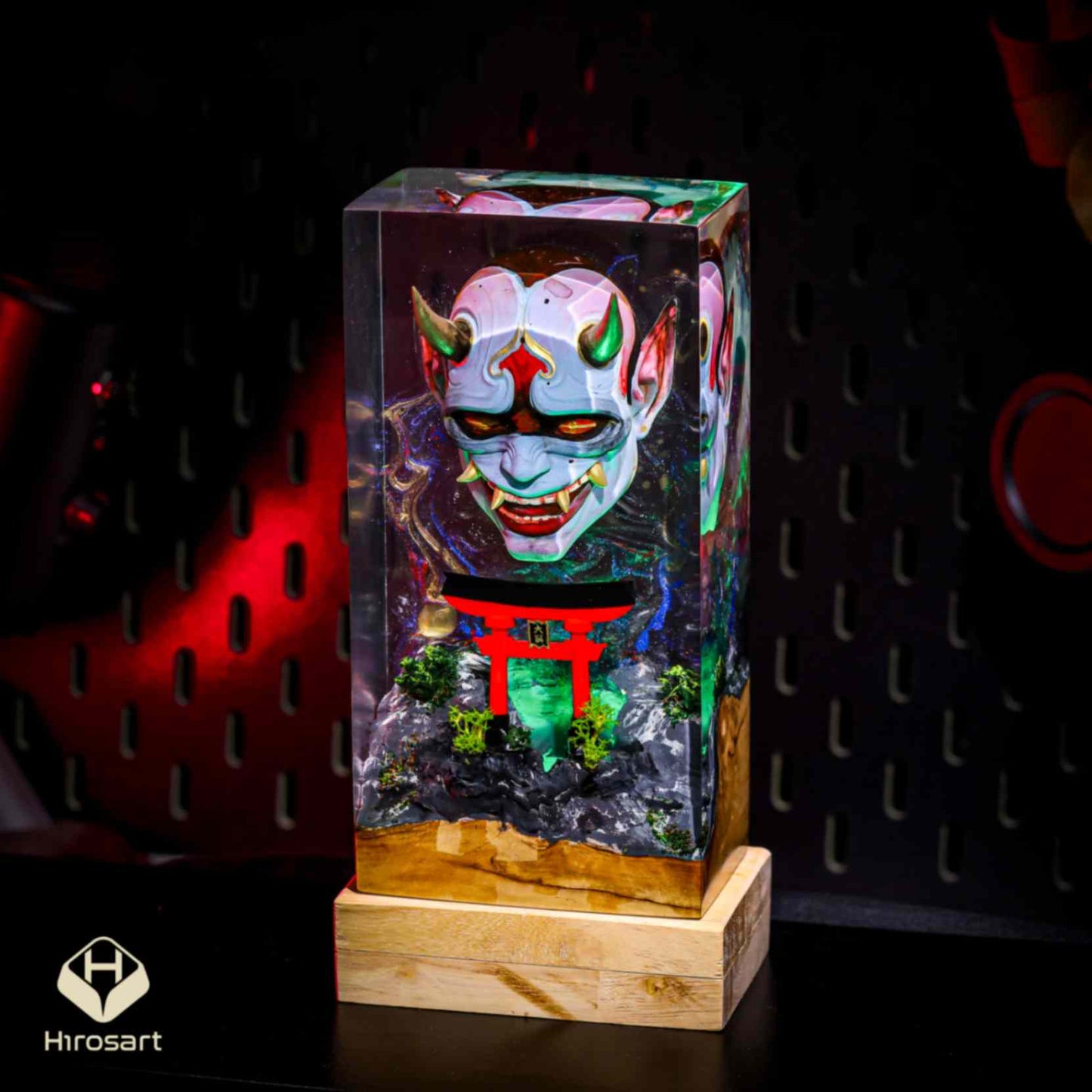 Ori Hannya Japanese Devil Mask Night Light - Image 8
