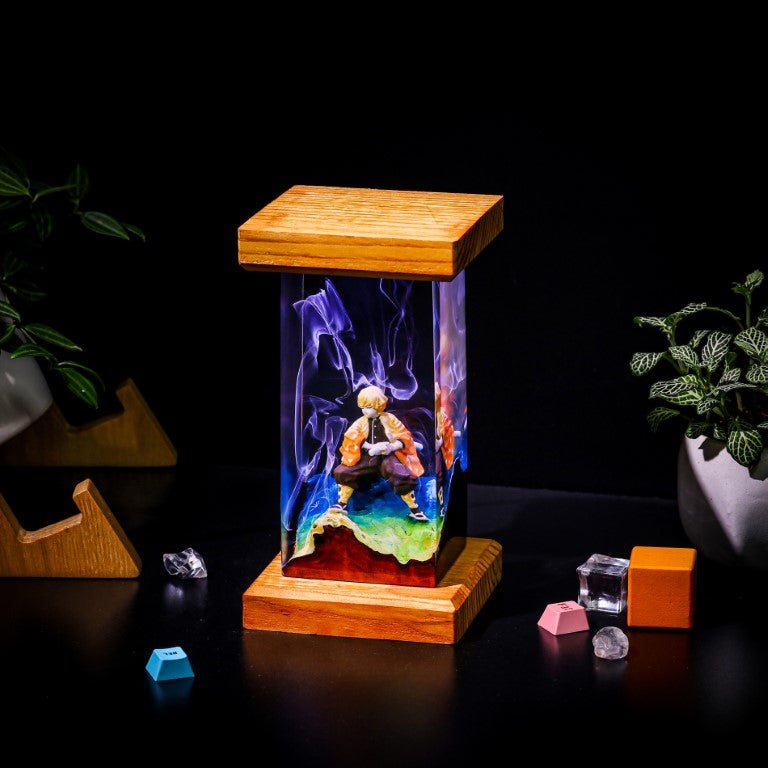 Thunder Lightning Swordsman Resin Lamp - Image 7