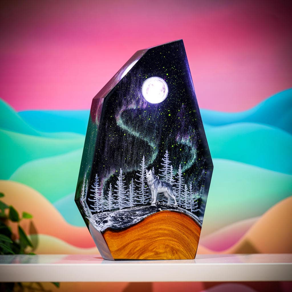 Aurora Borealis HUSKY Night Light - Image 5