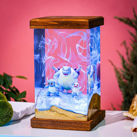 Blastoise Pokemon Epoxy Lamp - Image 2