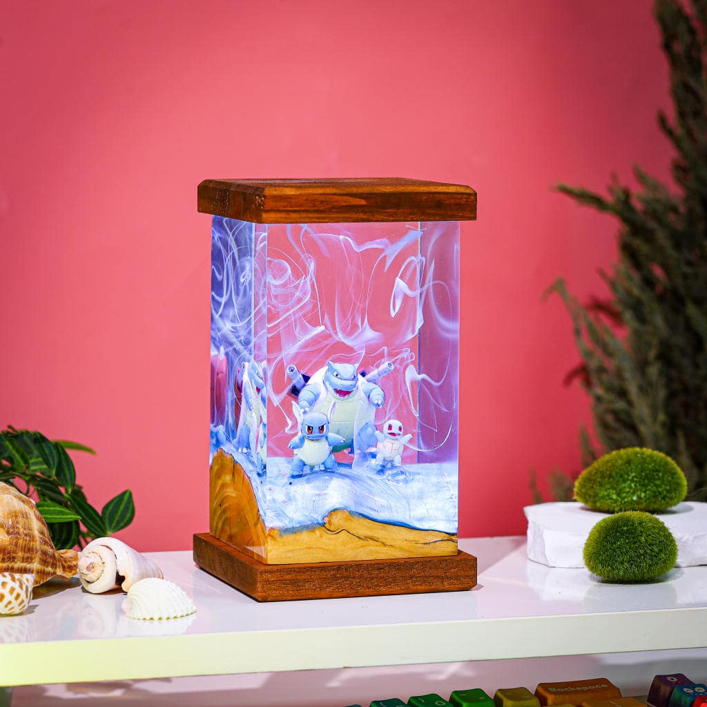 Blastoise Pokemon Epoxy Lamp - Image 9