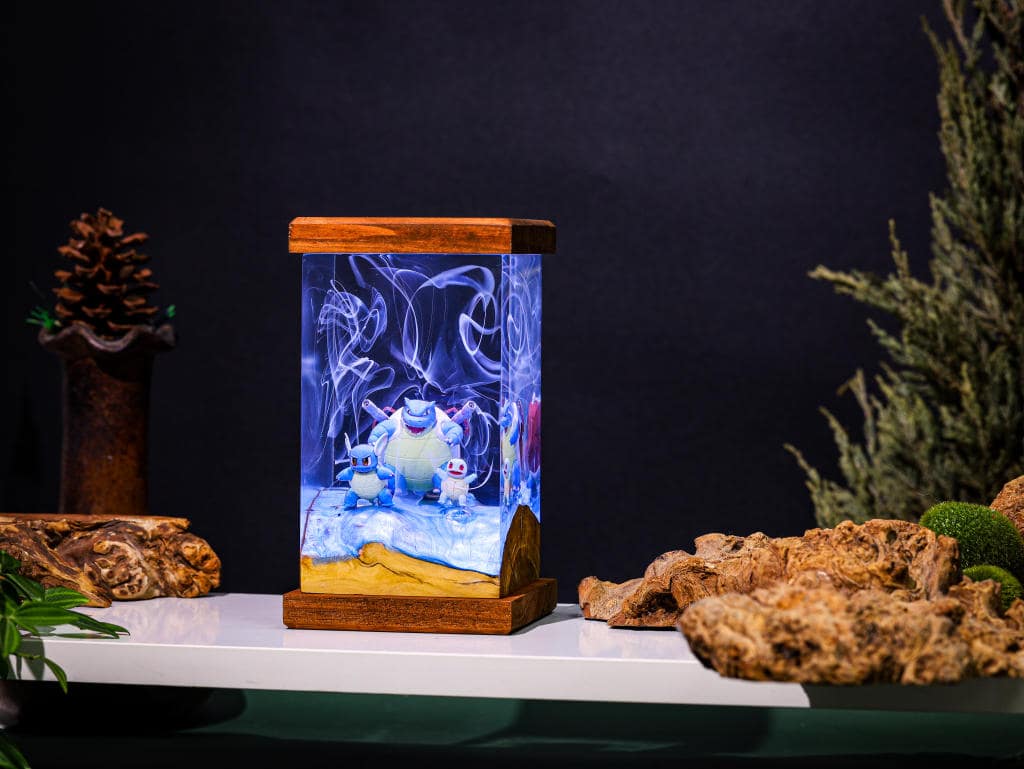 Blastoise Pokemon Epoxy Lamp - Image 8