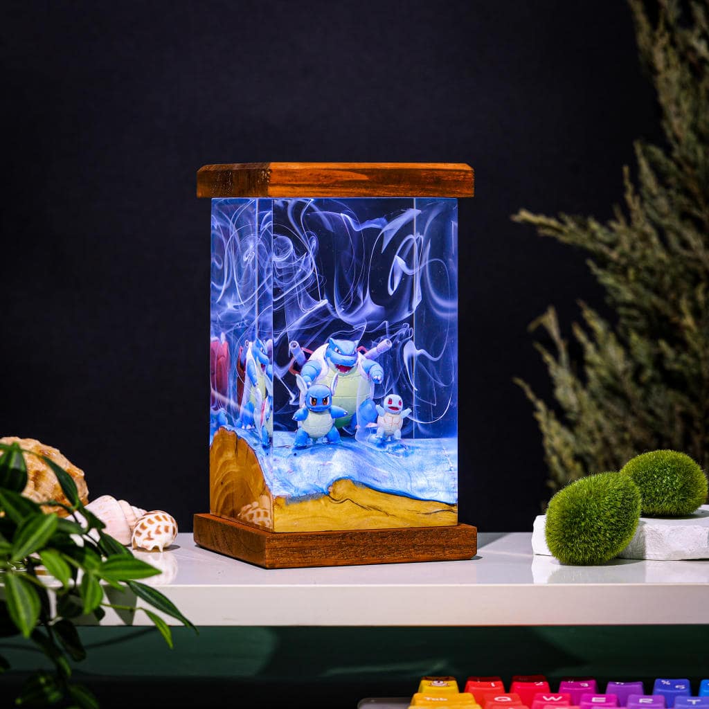 Blastoise Pokemon Epoxy Lamp - Image 7