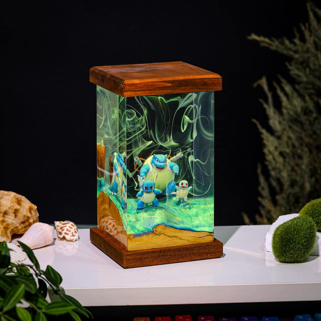Blastoise Pokemon Epoxy Lamp - Image 5