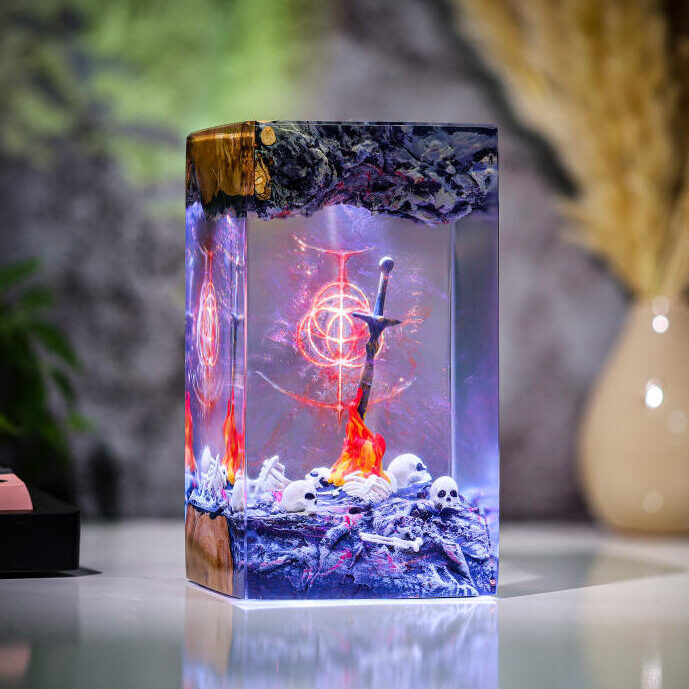 Resting place in Bonfire Dark Soul Lamp - Image 6