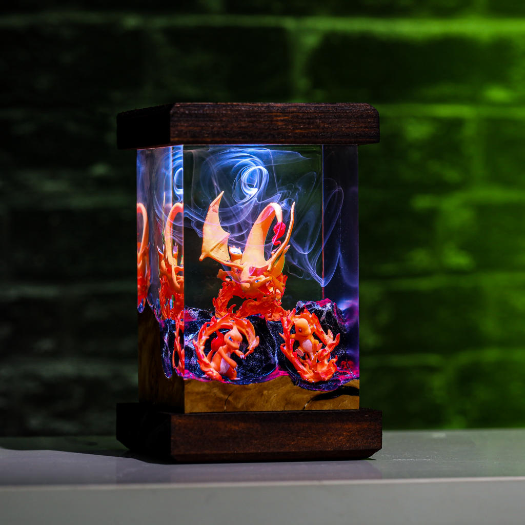 Charizard Evolution Pokemon Resin Night Light - Image 4