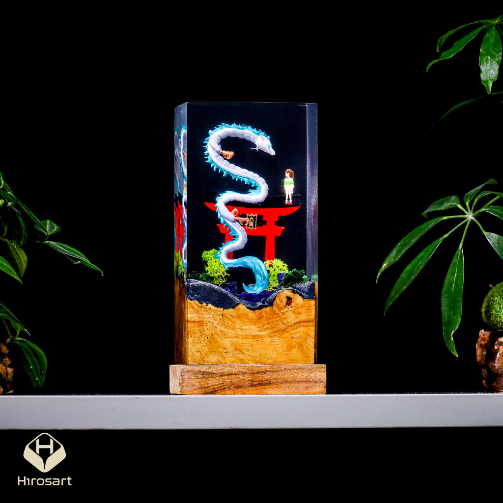 Chihiro and Haku Epoxy Night Light - Image 6