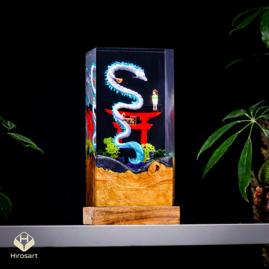 Chihiro and Haku Epoxy Night Light - Image 4