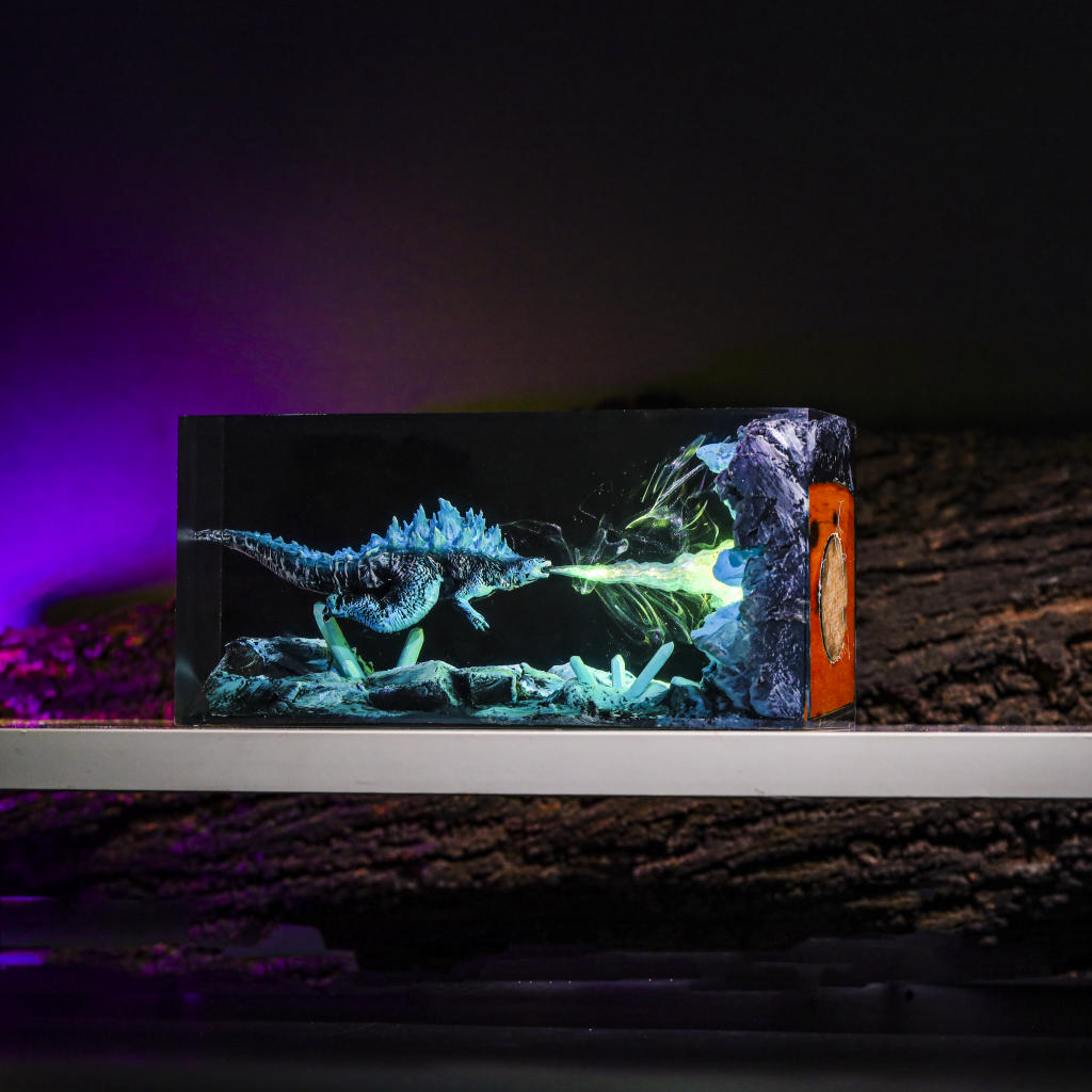 Cuboid GODZILLA Monster Epoxy Night Light - Image 2