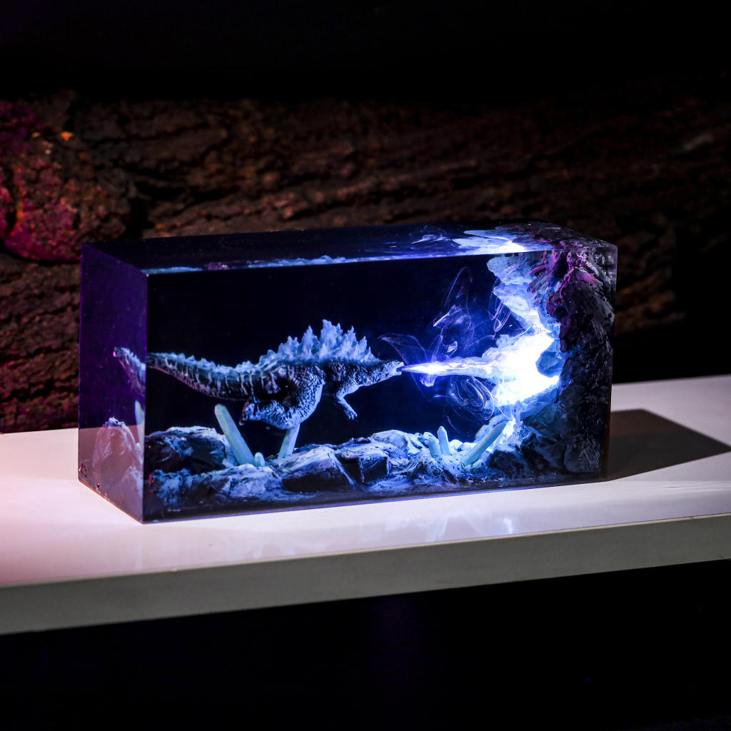 Cuboid GODZILLA Monster Epoxy Night Light - Image 4
