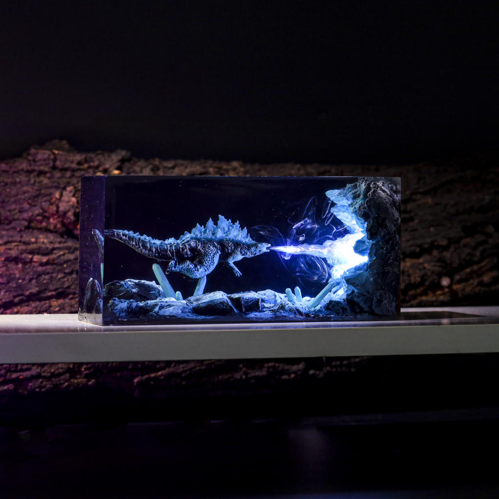 Cuboid GODZILLA Monster Epoxy Night Light - Image 5