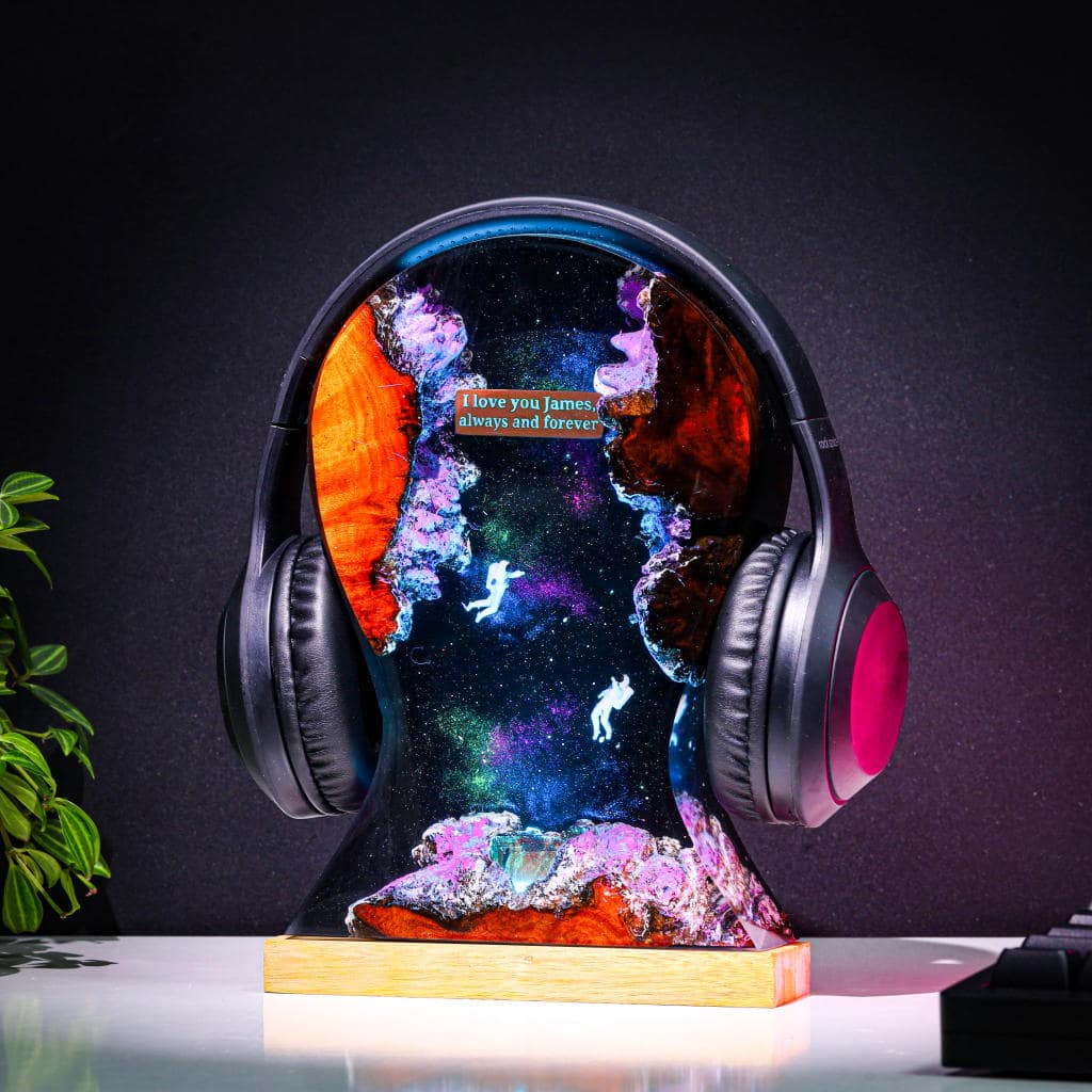 Custom Galaxy Headphone Stand - Image 3