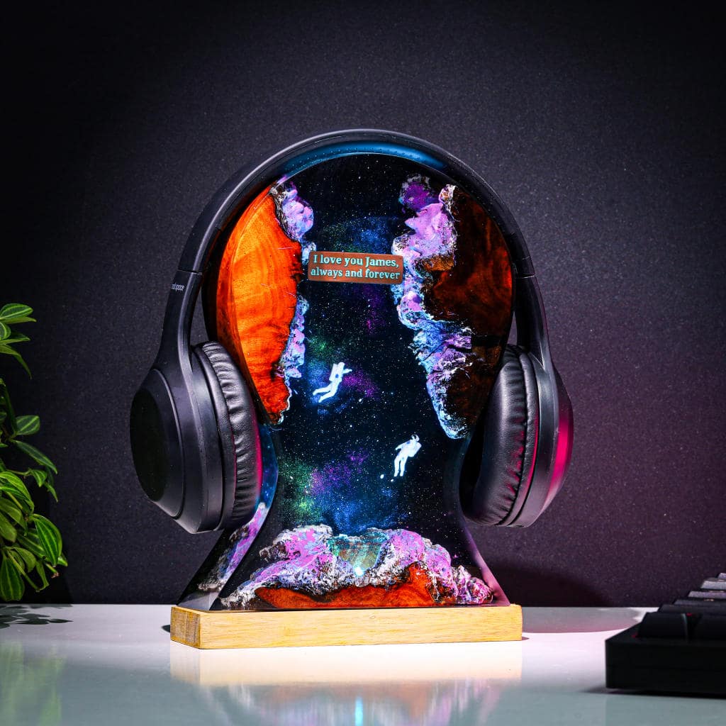 Custom Galaxy Headphone Stand - Image 4