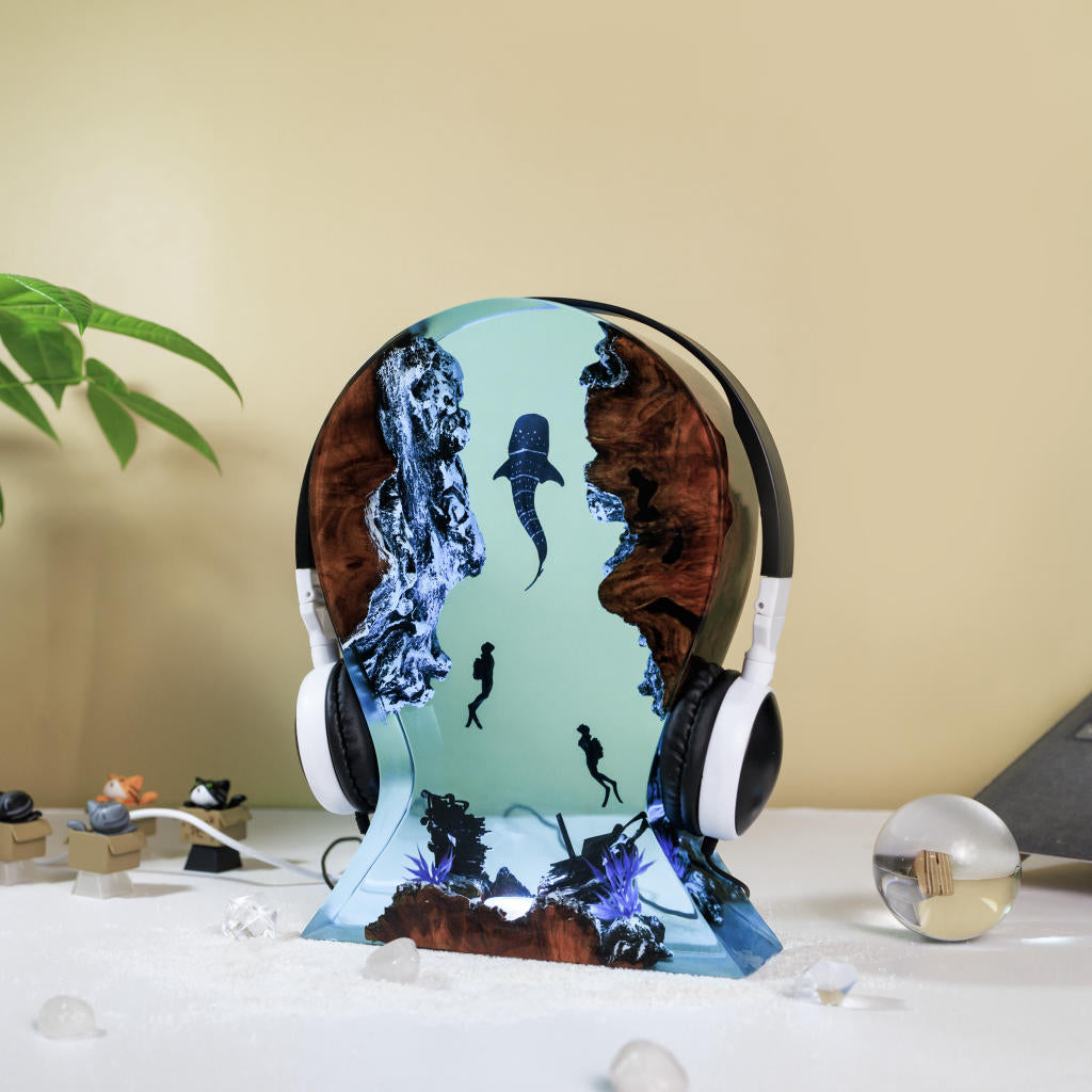 Custom Headphone Stand LED RGB Night Light - Image 2