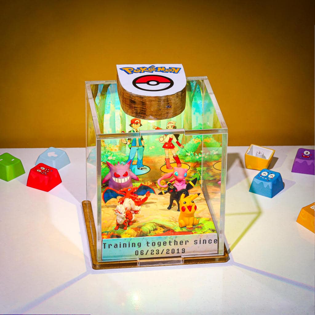 CUSTOMIZABLE Pokemon Anniversary Epoxy Lamp - Image 5