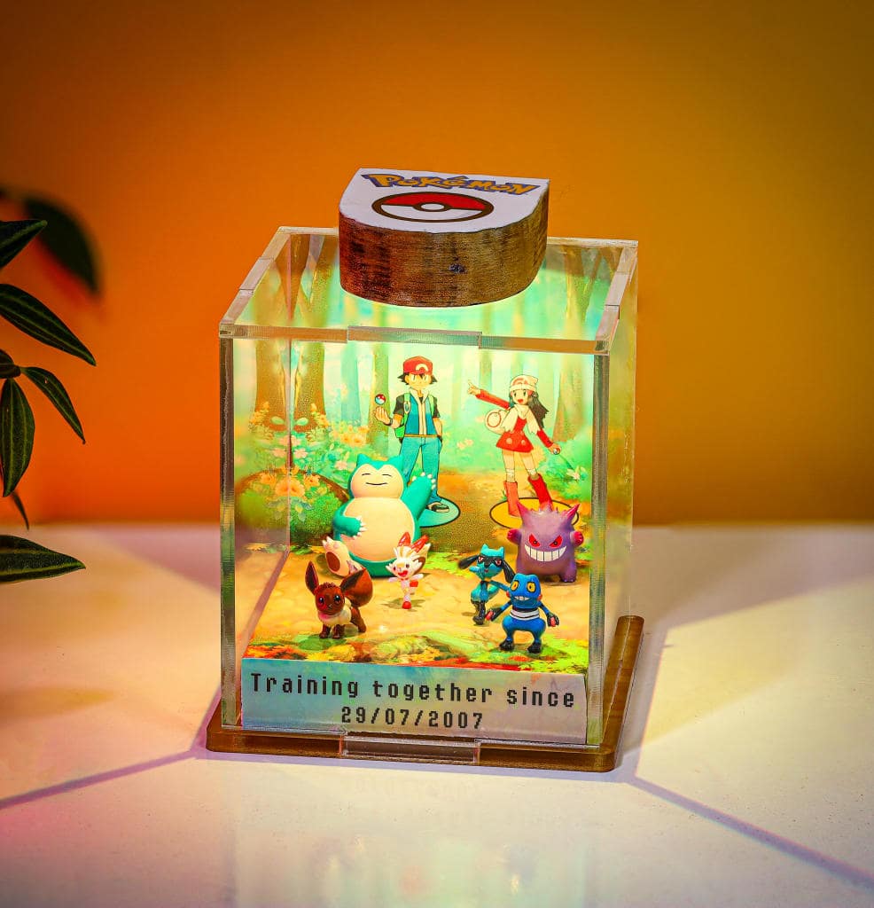 CUSTOMIZABLE Pokemon Anniversary Epoxy Lamp - Image 8