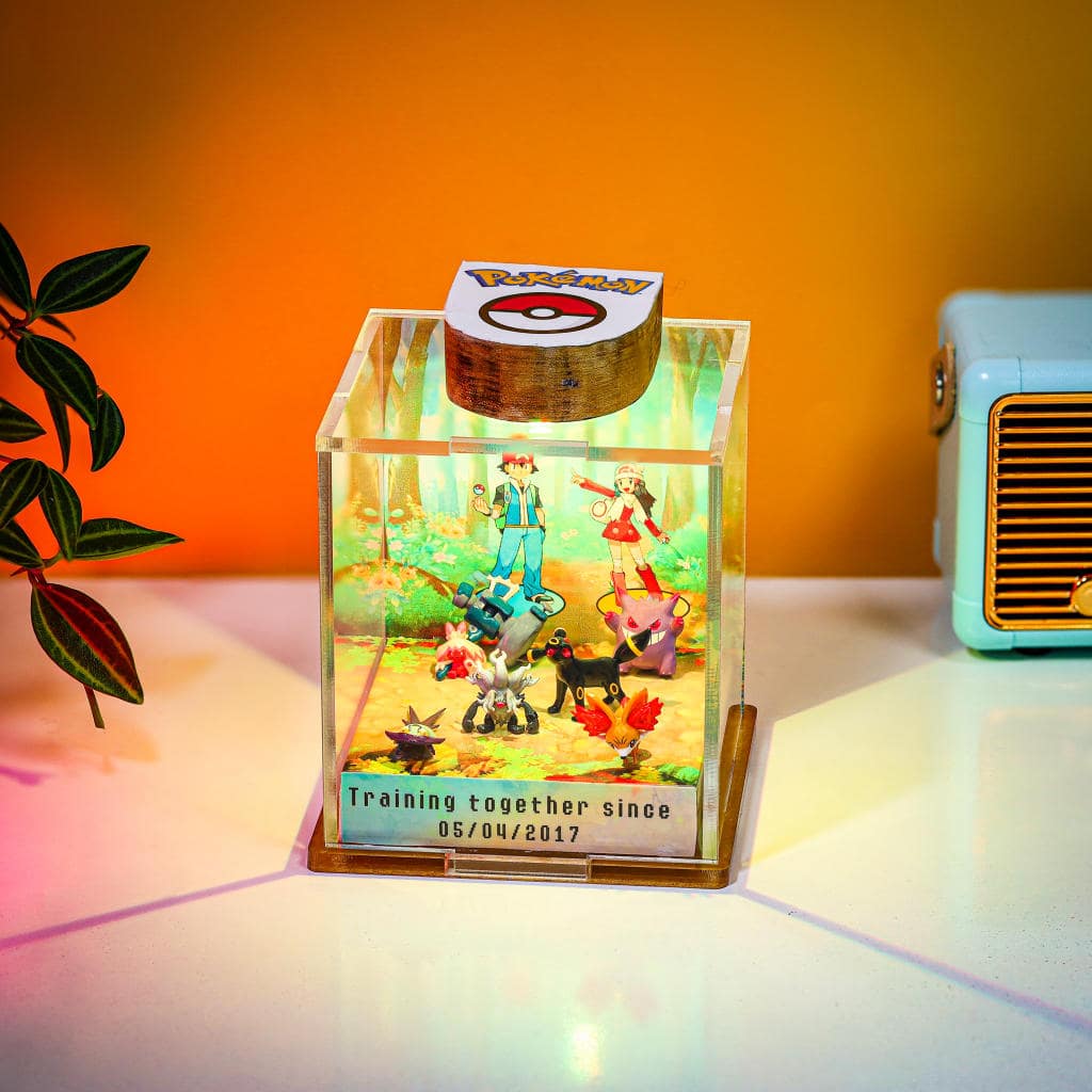 CUSTOMIZABLE Pokemon Anniversary Epoxy Lamp - Image 7