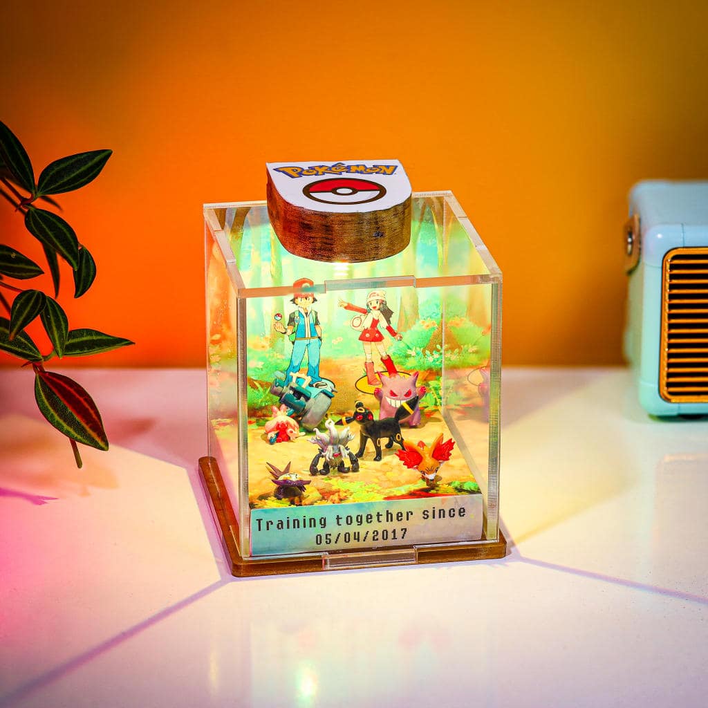 CUSTOMIZABLE Pokemon Anniversary Epoxy Lamp - Image 6