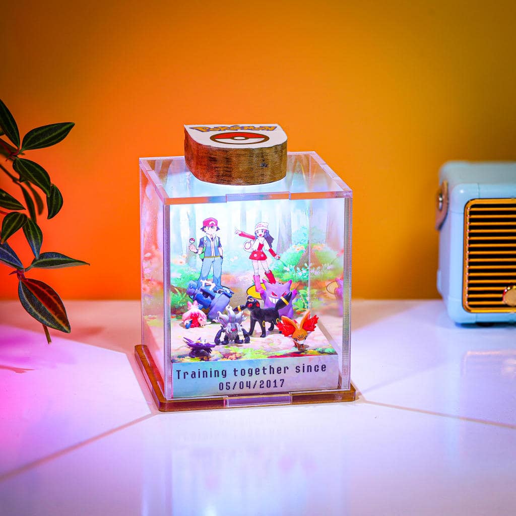 CUSTOMIZABLE Pokemon Anniversary Epoxy Lamp - Image 4