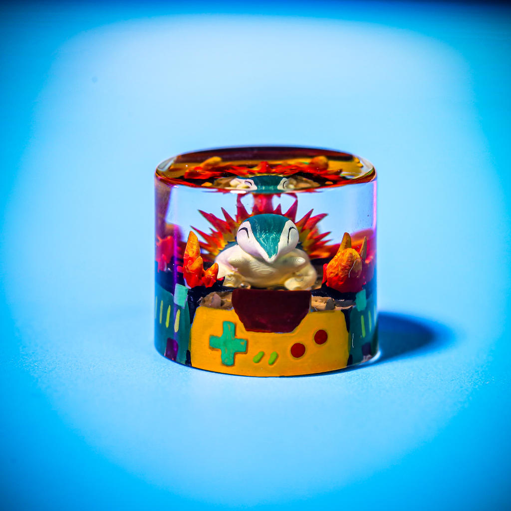 Cyndaquil Pokémon Keyboard Knob - Image 4