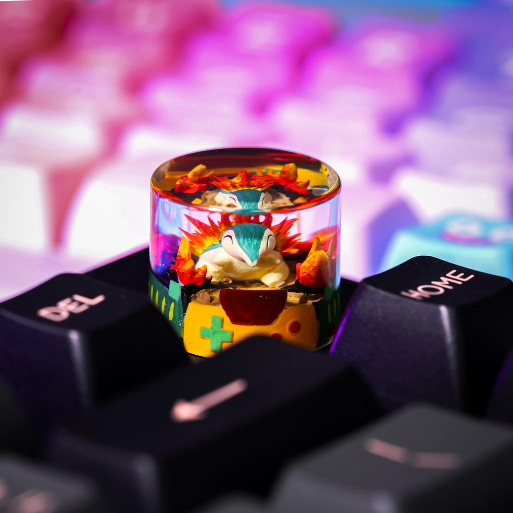 Cyndaquil Pokémon Keyboard Knob - Image 7