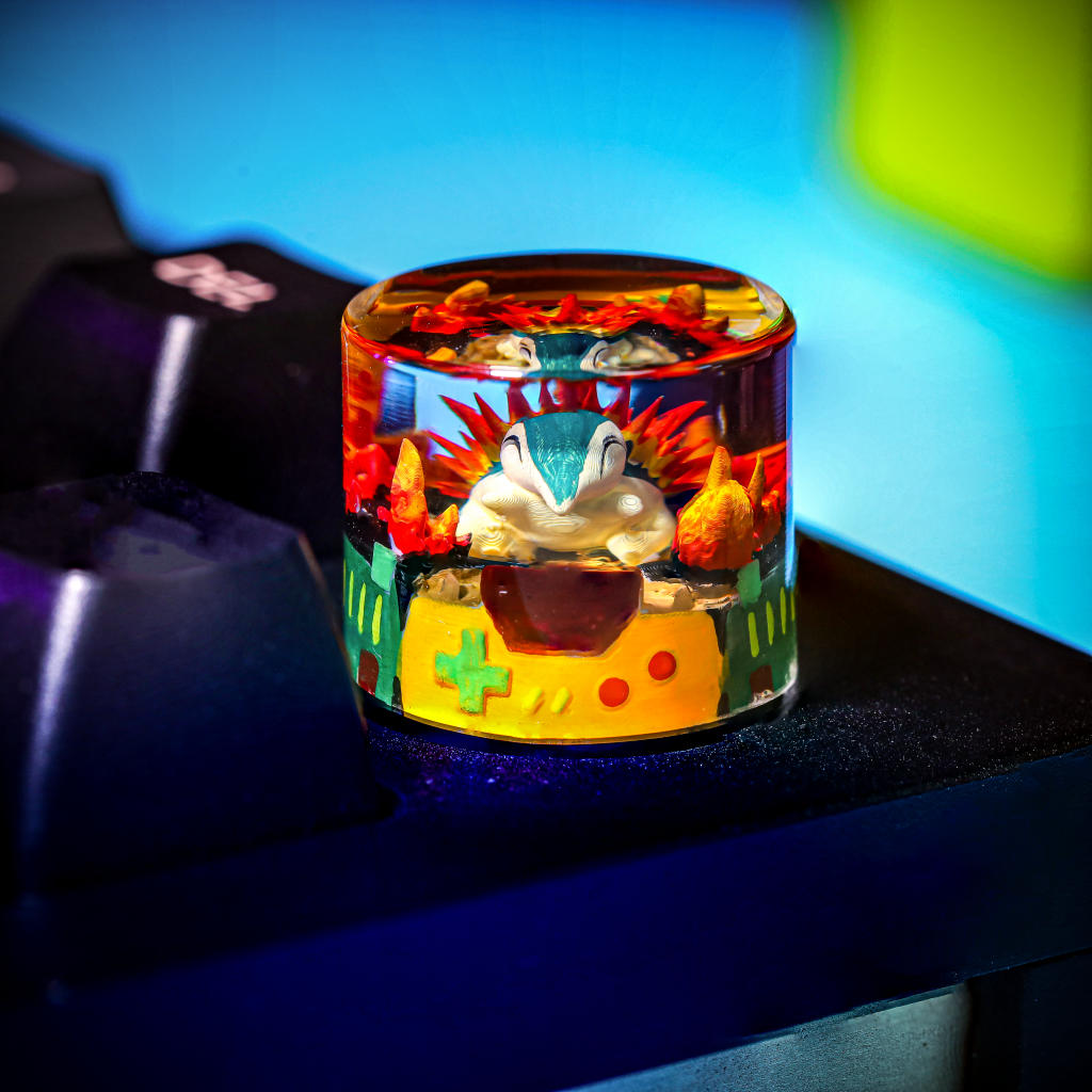 Cyndaquil Pokémon Keyboard Knob - Image 3
