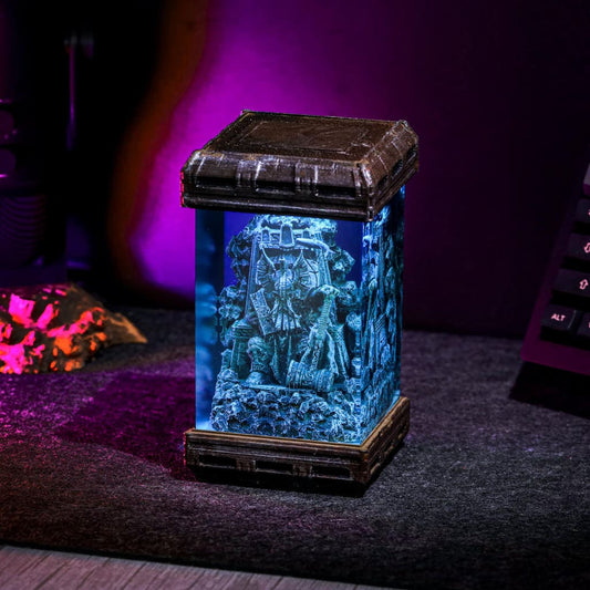 Dwarf in Lord of the Rings Epoxy lamp - Image 2