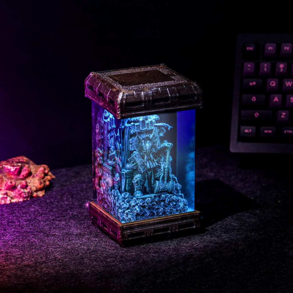 Dwarf in Lord of the Rings Epoxy lamp - Image 3