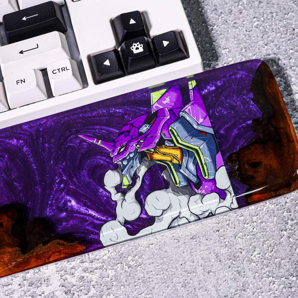 EVA-01 Evangelion Resin Wrist Rest - Image 2
