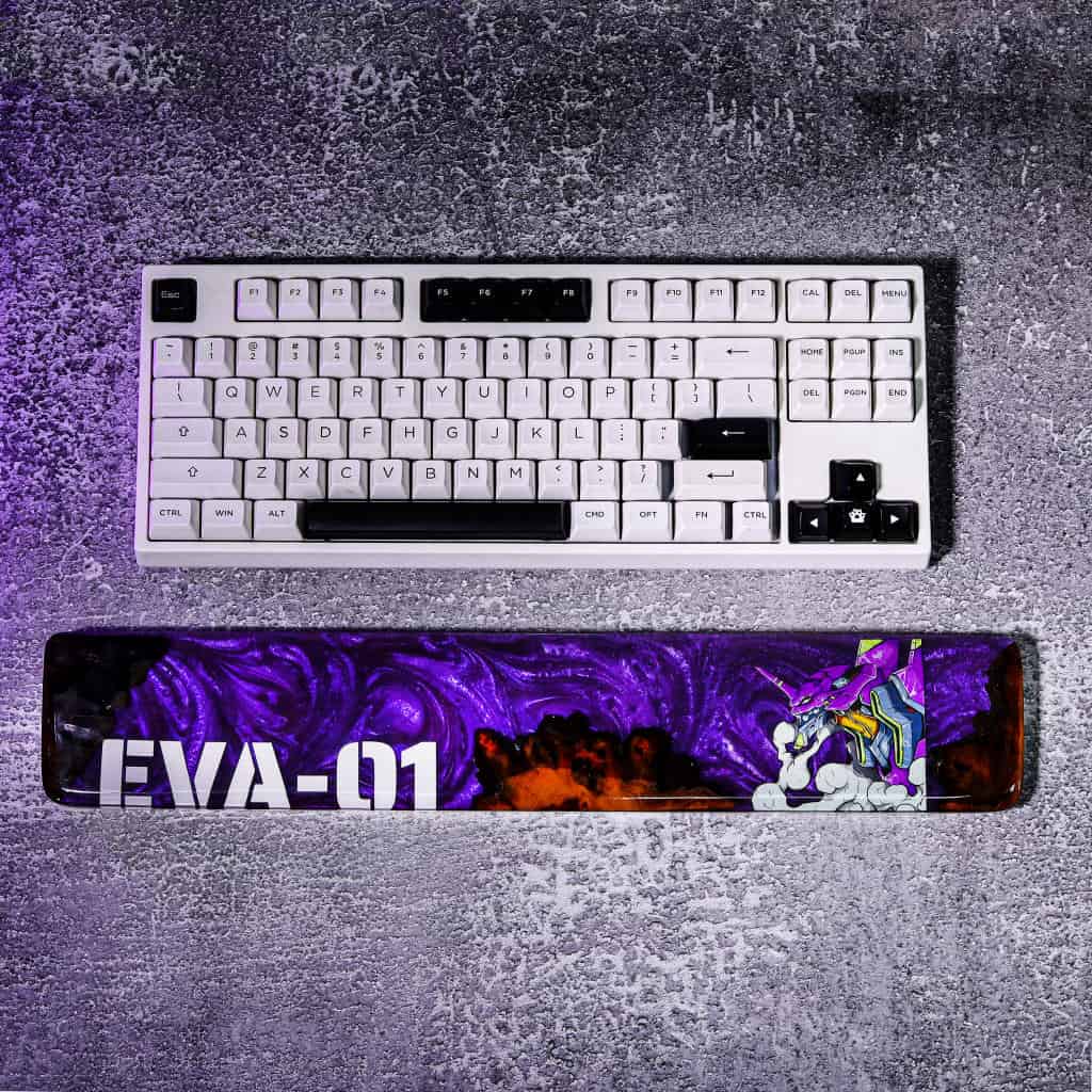 EVA-01 Evangelion Resin Wrist Rest - Image 3