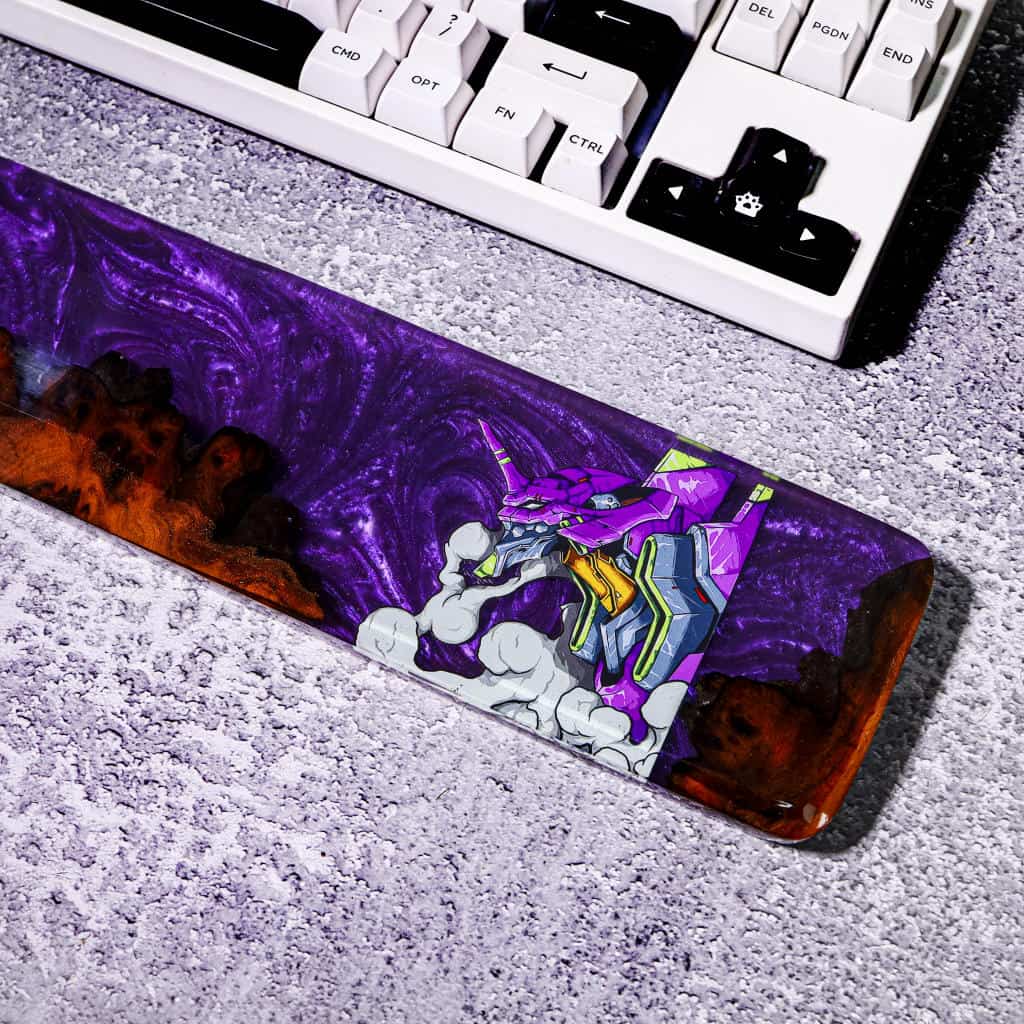 EVA-01 Evangelion Resin Wrist Rest - Image 5