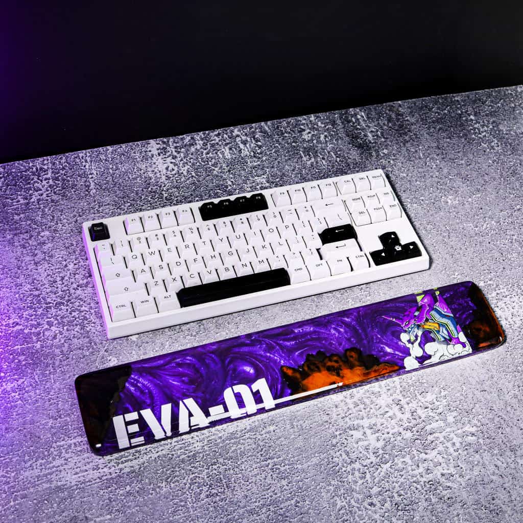 EVA-01 Evangelion Resin Wrist Rest - Image 9