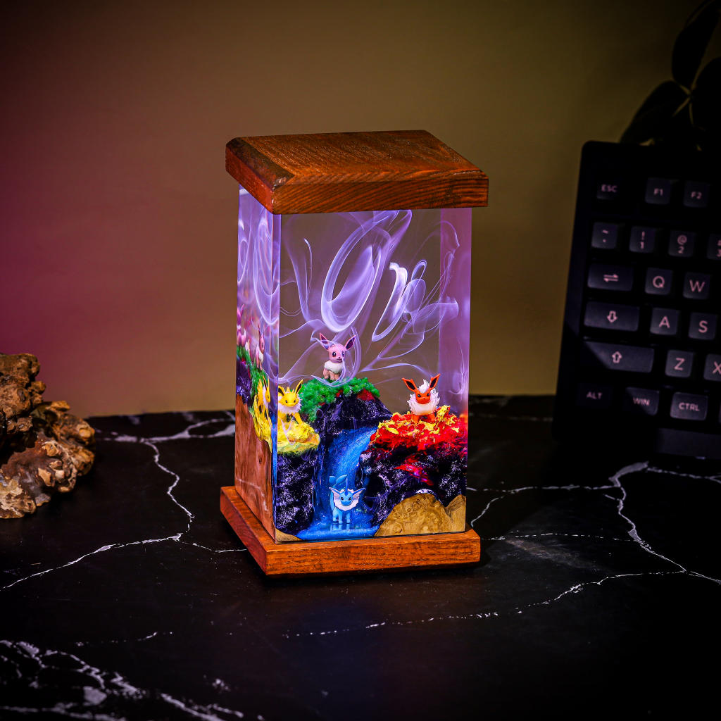 Eevee Pokémon Evolution Epoxy Lamp - Image 9