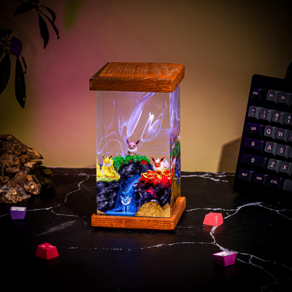 Eevee Pokémon Evolution Epoxy Lamp - Image 8