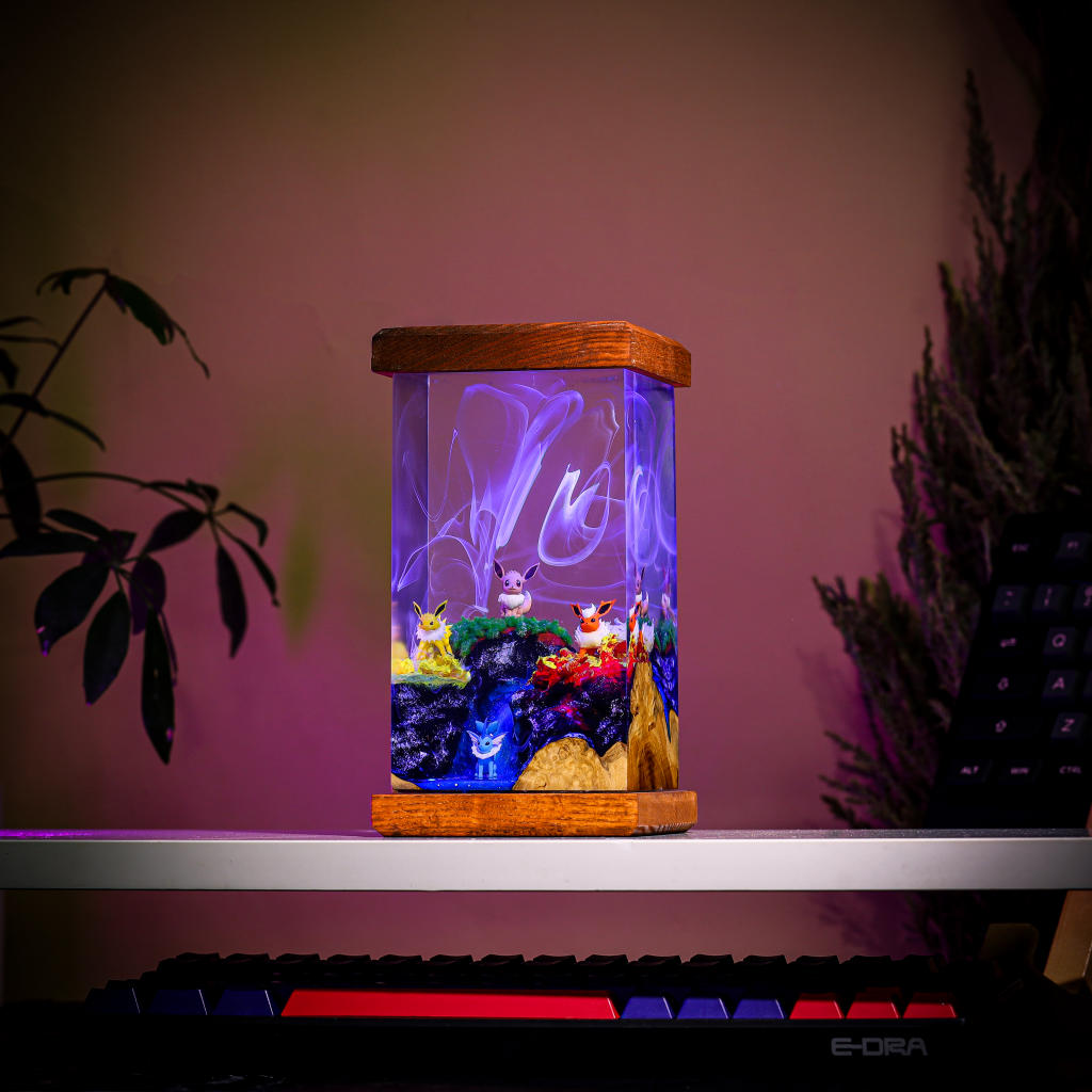 Eevee Pokémon Evolution Epoxy Lamp - Image 7