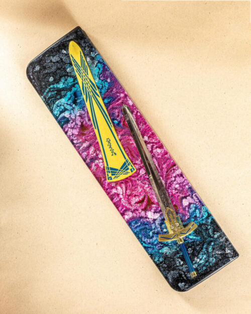 Yellow Excalibur Sword Wrist Rest - Image 5