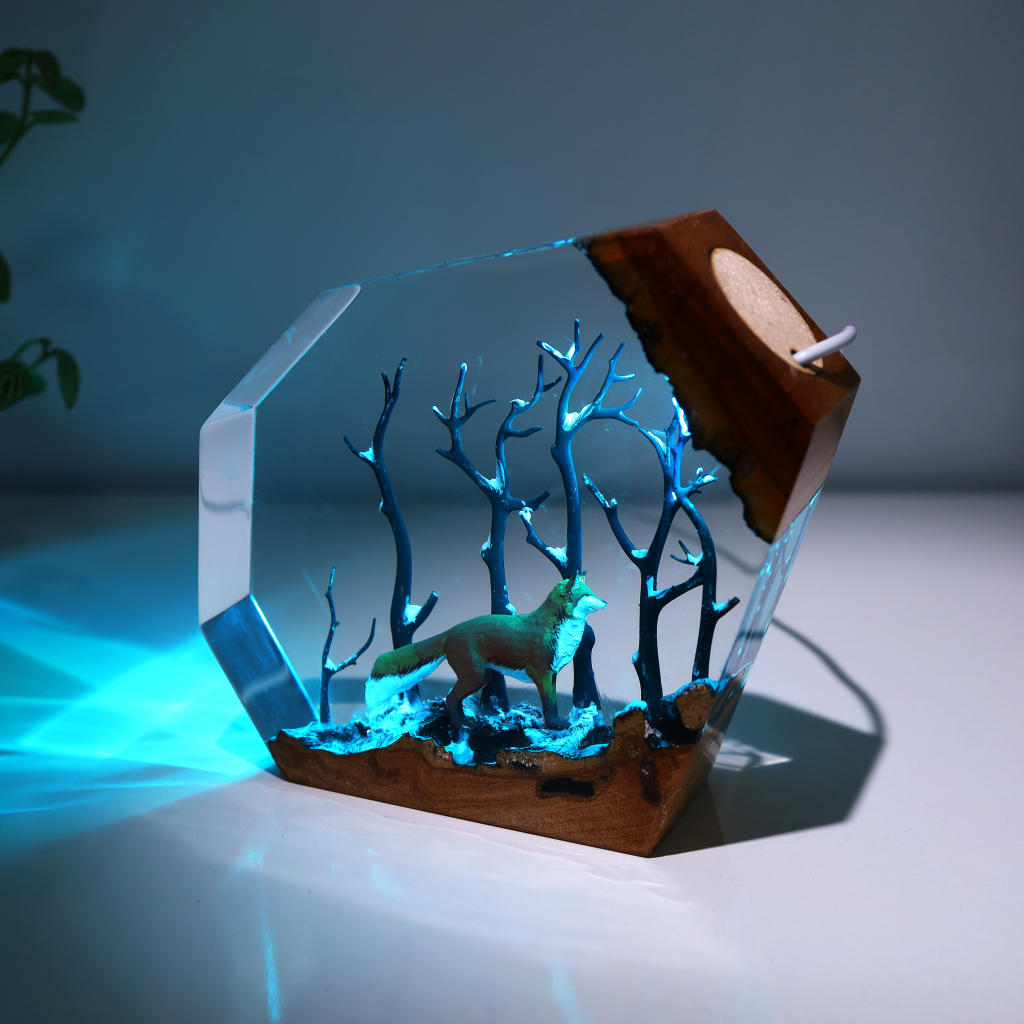 Fox in Forest Night Light - Image 7