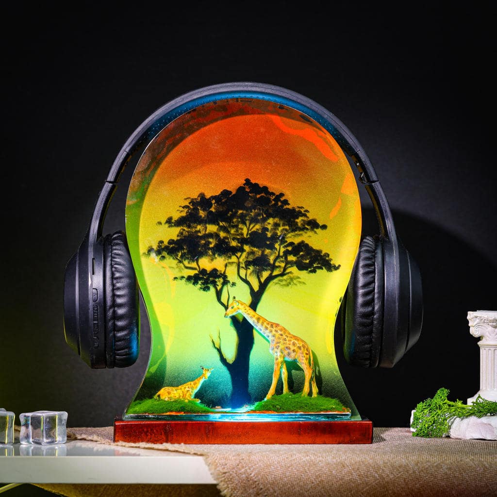 Giraffe Epoxy Headphone Stand - Image 3