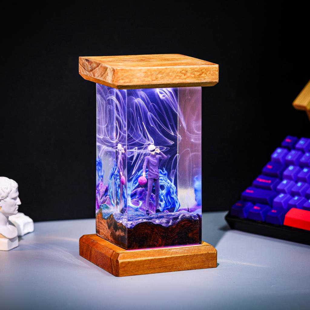 Gojo Satoru Epoxy Night Light - Image 3