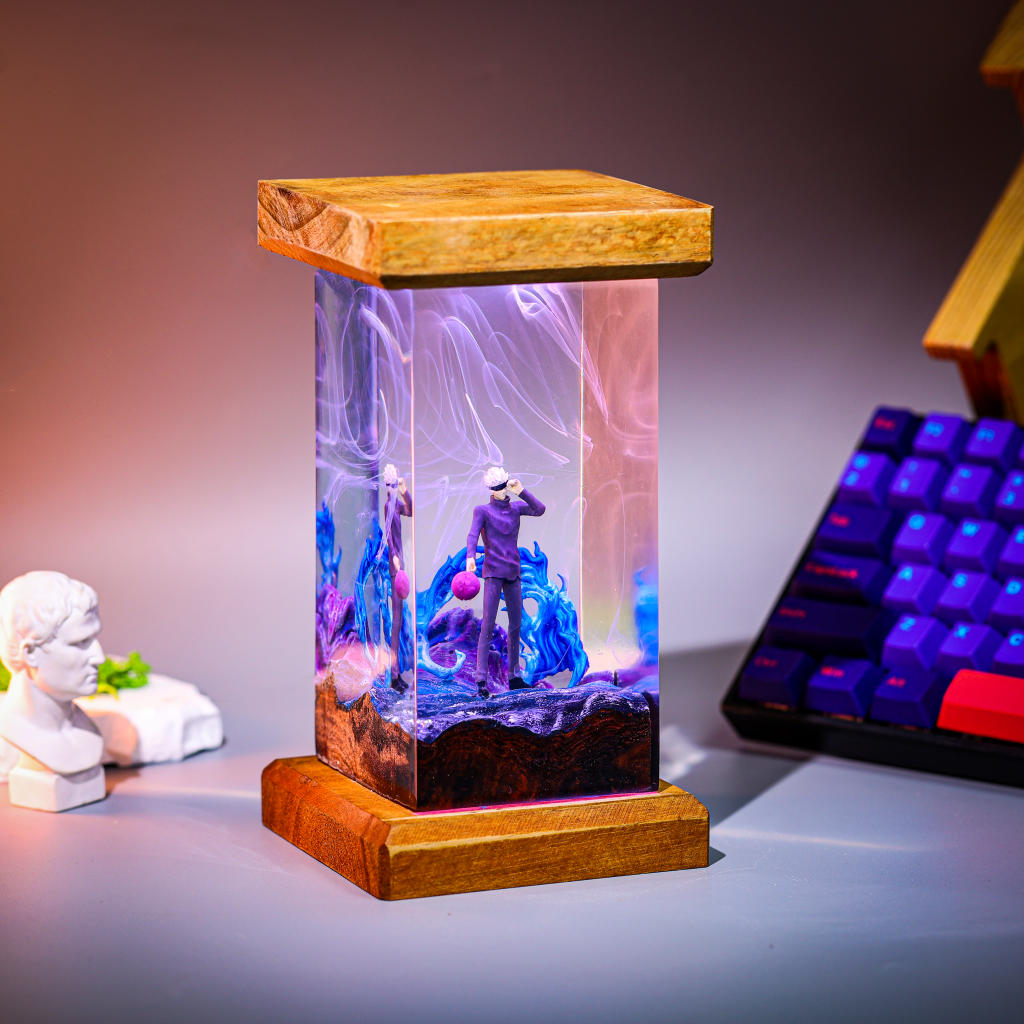 Gojo Satoru Epoxy Night Light - Image 4