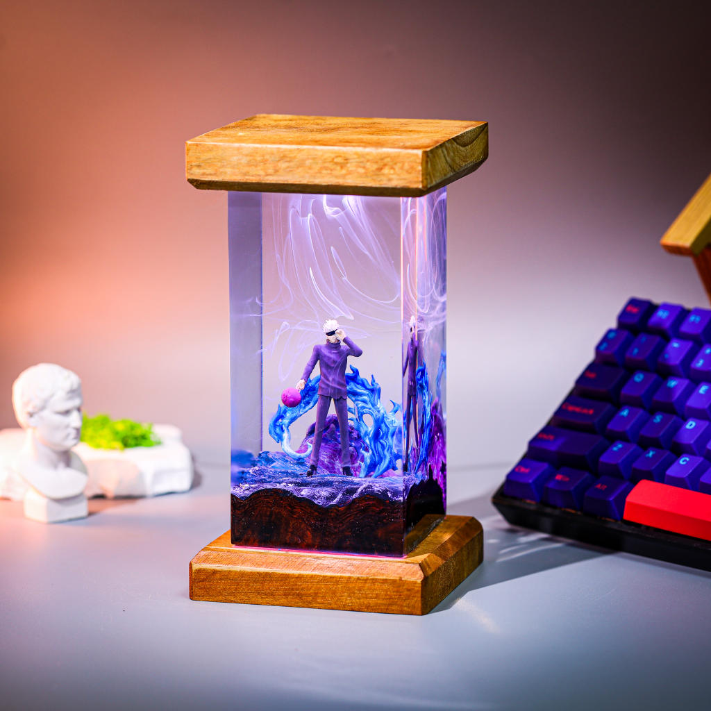 Gojo Satoru Epoxy Night Light - Image 5