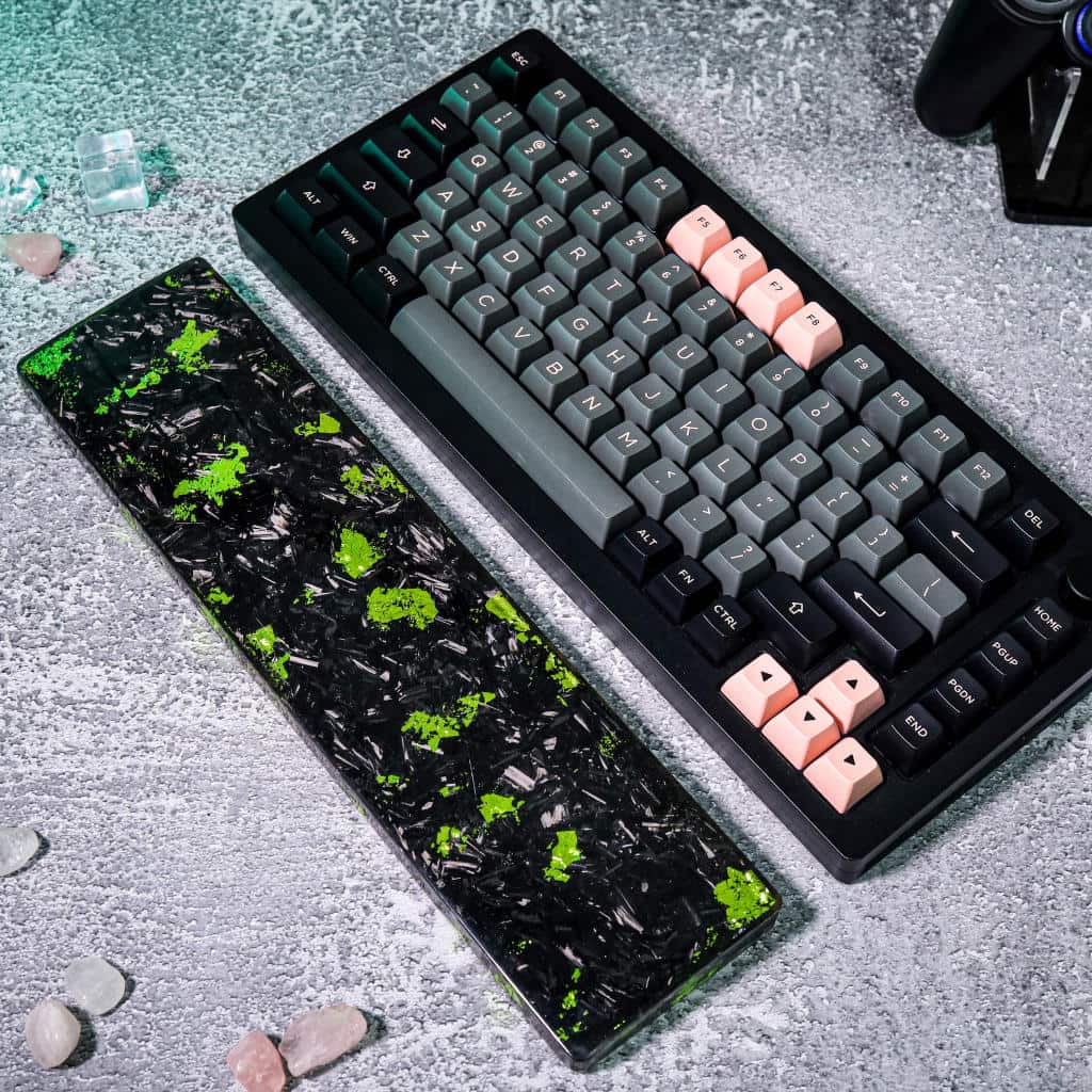 Green Marble Resin Wrist Rest - Image 2